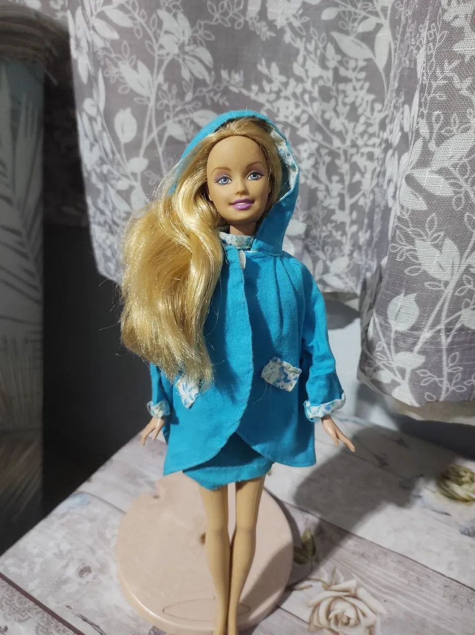 Vestido azul com casaco para Barbie  - Foto 3
