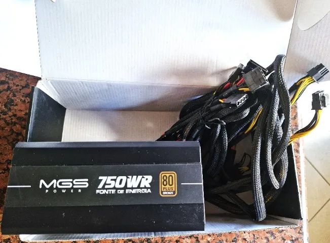 Fonte MGS Power 750WR 80Plus Bronze PC - Foto 3