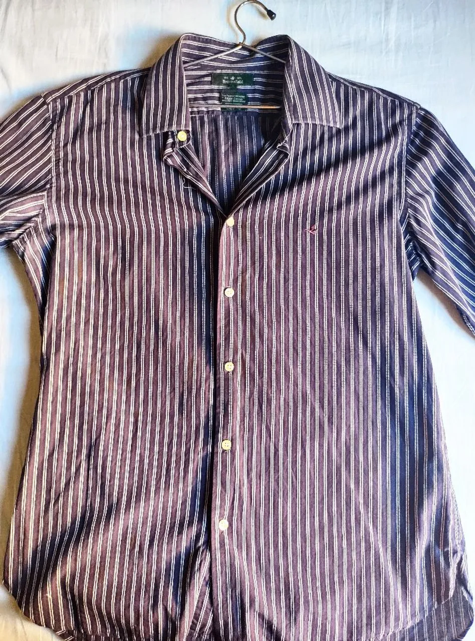 Camisa Listrada Masculina Brooksfield