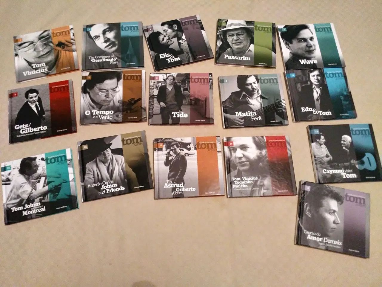 Coleção Folha Tom Jobim - 16 CDs usados