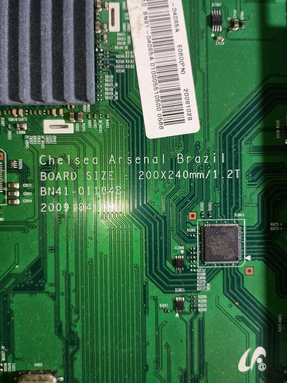 Placa Mãe TV LCD 200x240mm BN41-011848 - Foto 2