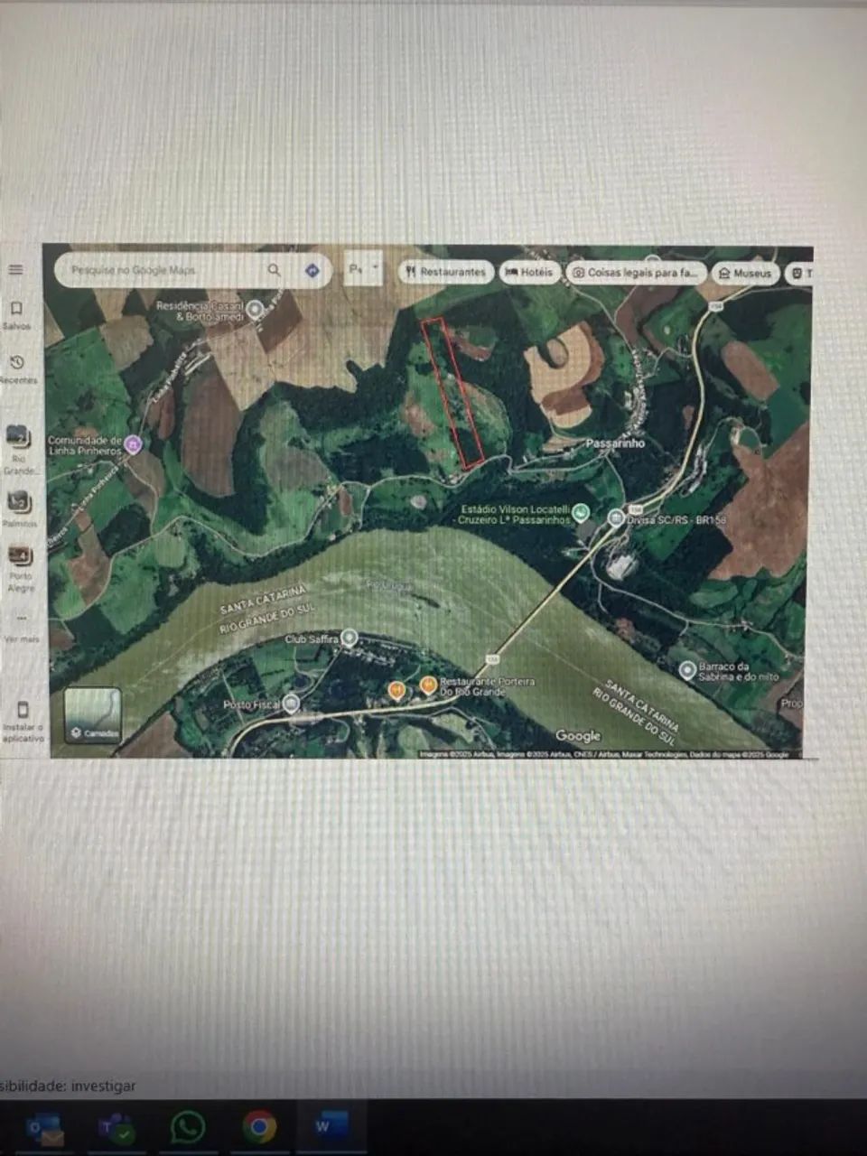 Sitio 6,4 Ha Palmitos - SC - Ao lado ponte rio Uruguay - Foto 2