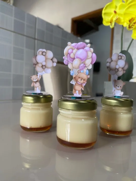 As melhores lembrancinhas para sua festa Mini pudim ? 