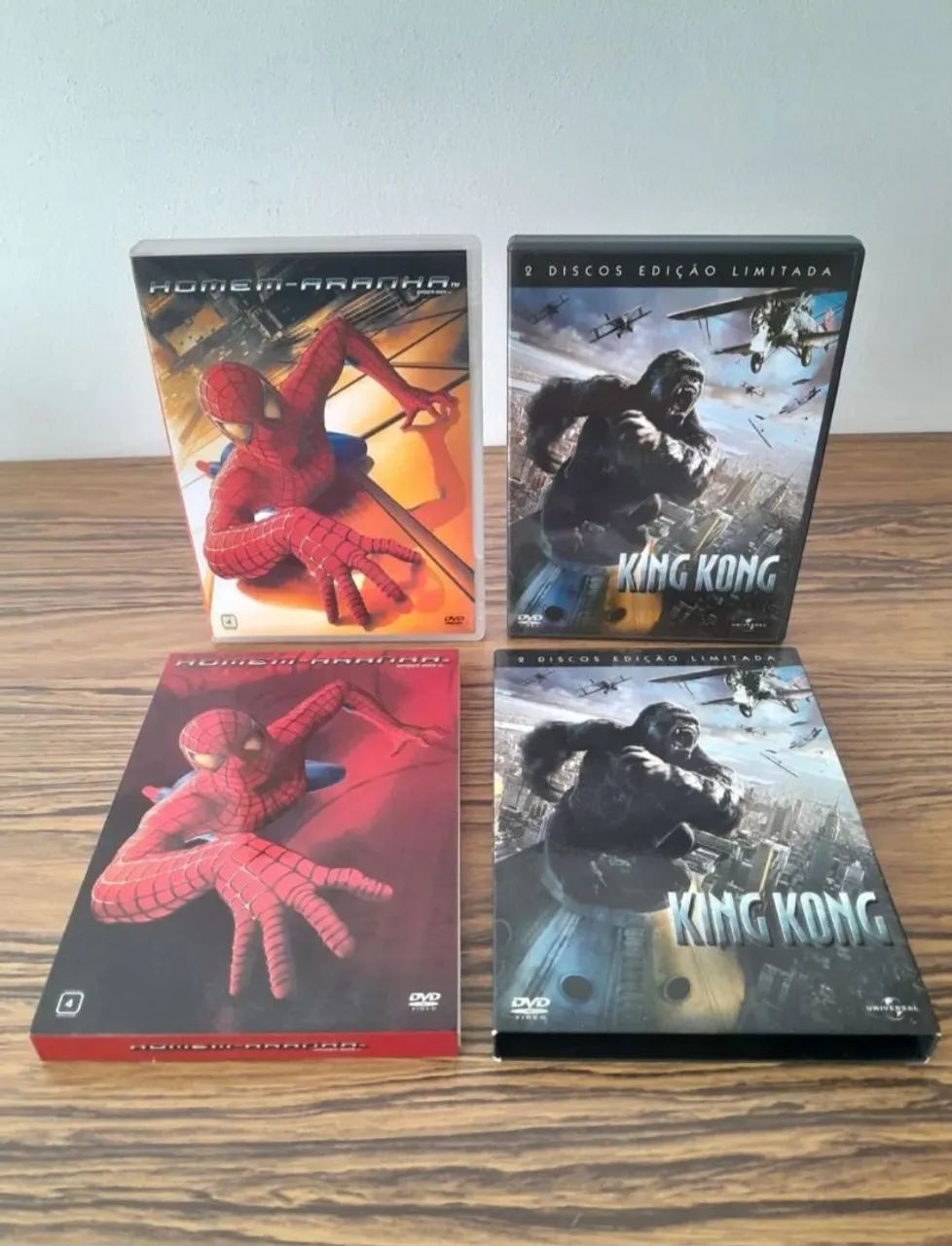 2 DVDs: Homem Aranha 1 e King Kong - Foto 3