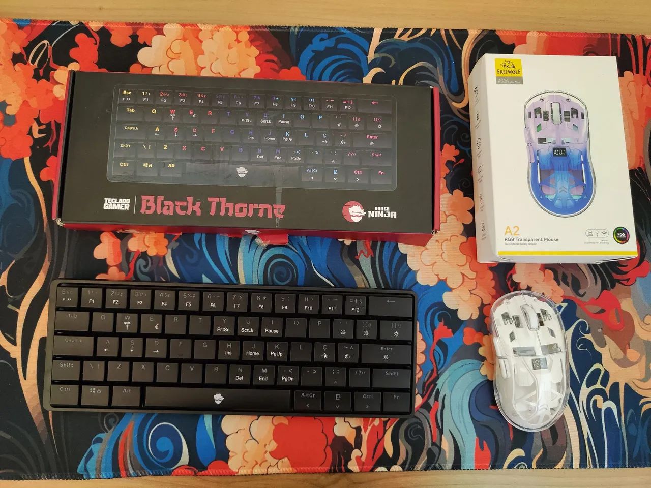 Gaming Keyboard + Wireless Mouse + Mousepad 64318047810177120
