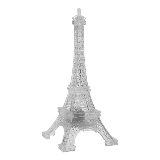 NOVO! Luminária Torre Eiffel Com Luzes De Led De Plástico Pequena 13,5cm - Foto 3