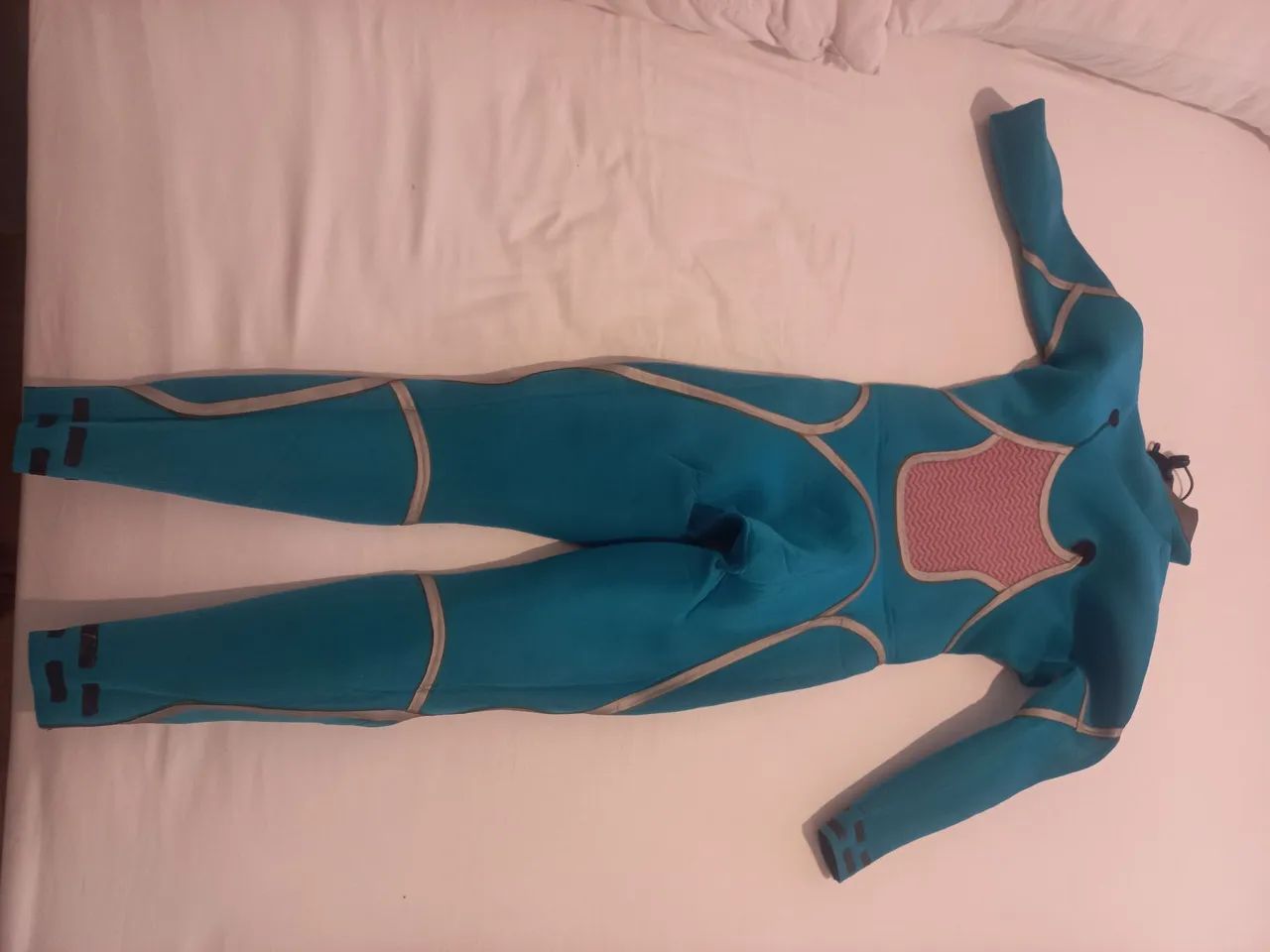 Long jonh juvenil hurley advant 3/2 mm SS fullsuit preto - Foto 3