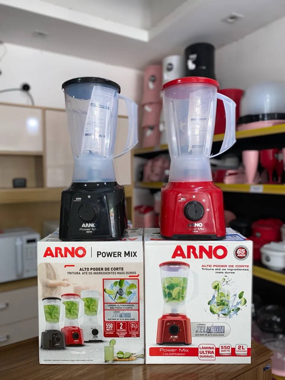 Liquidificador Arno Power Mix 550W - Novo