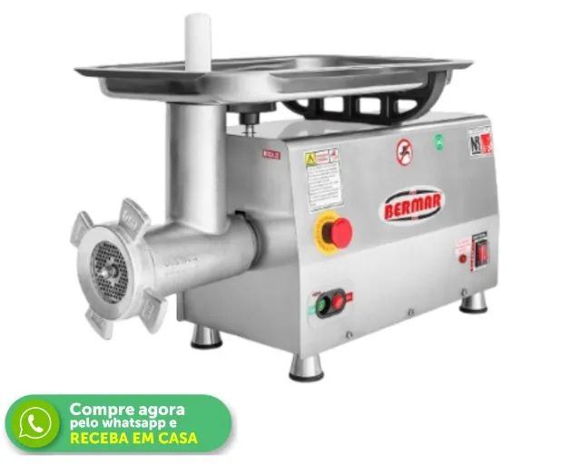 Moedor de Carne Bermar Boca 22 Inox Bivolt 