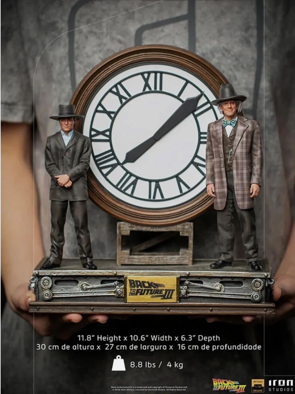 Iron Studios 1/10 Marty and Doc at The Clock Back to the Future  - Foto 2