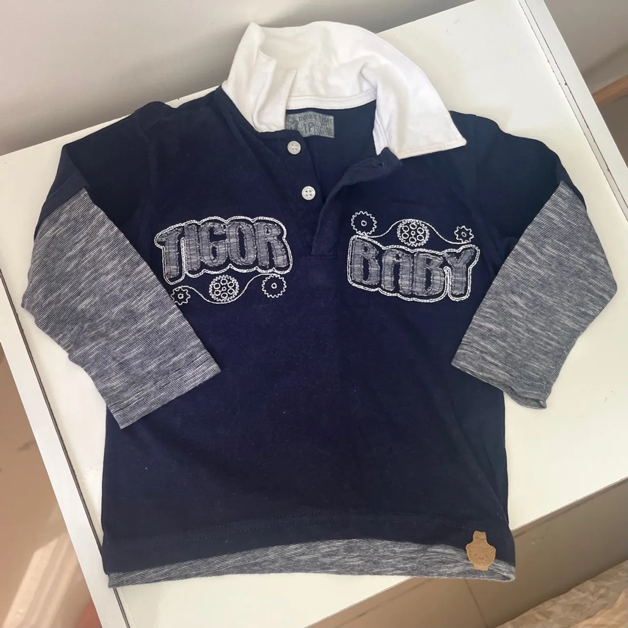 Camisa Tigor Baby Manga Longa Infantil