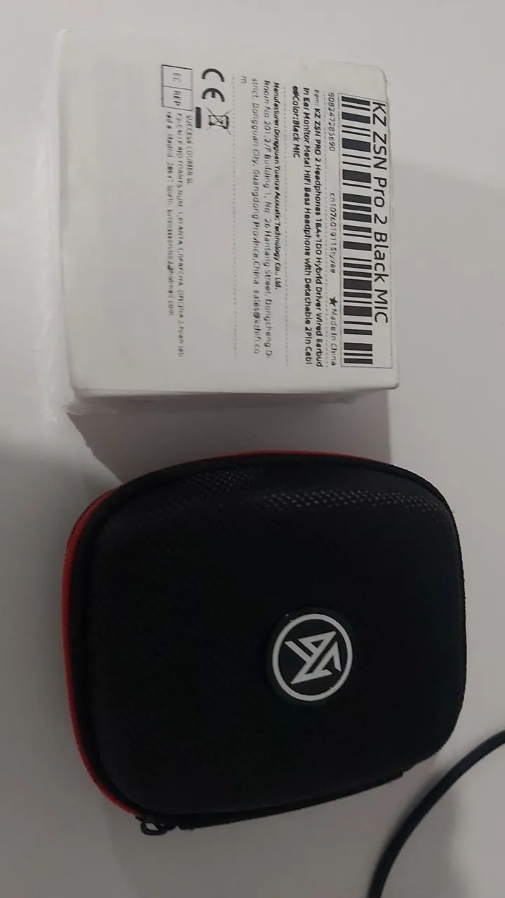 KZ ZSN Pro 2 Black com Microfone