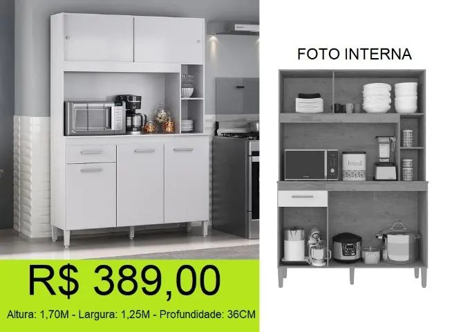 Cozinha compacta com pés a pronta entrega - Foto 2