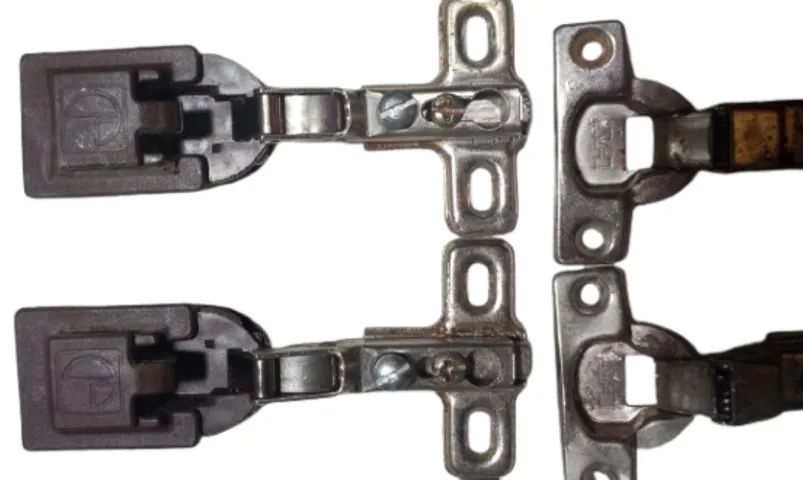Kit 16 Dobradiças Porta De Armário Caneco 25mm Metal - Foto 2