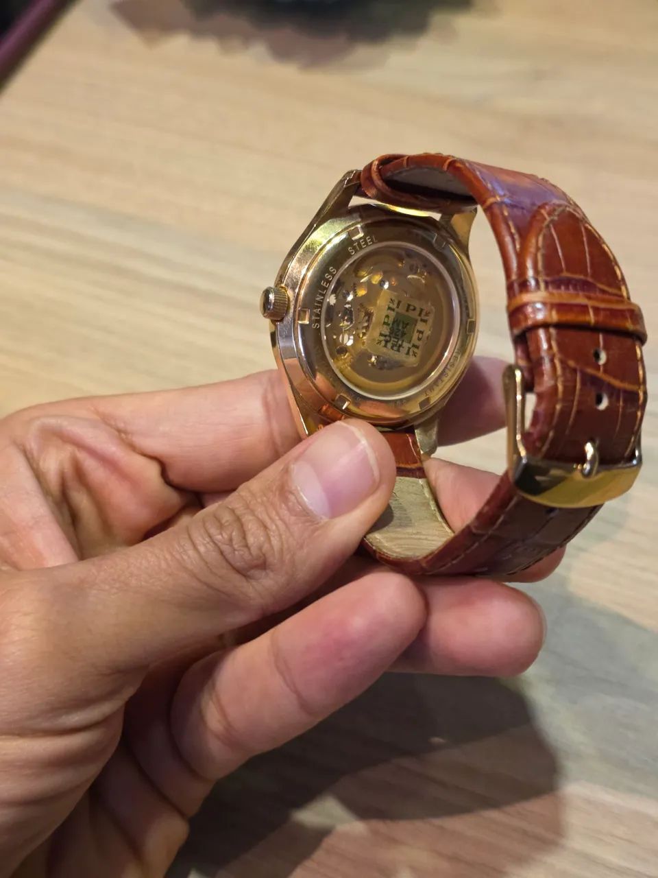  Relógio Technos Automático Skeleton - Original Japonês - Foto 2