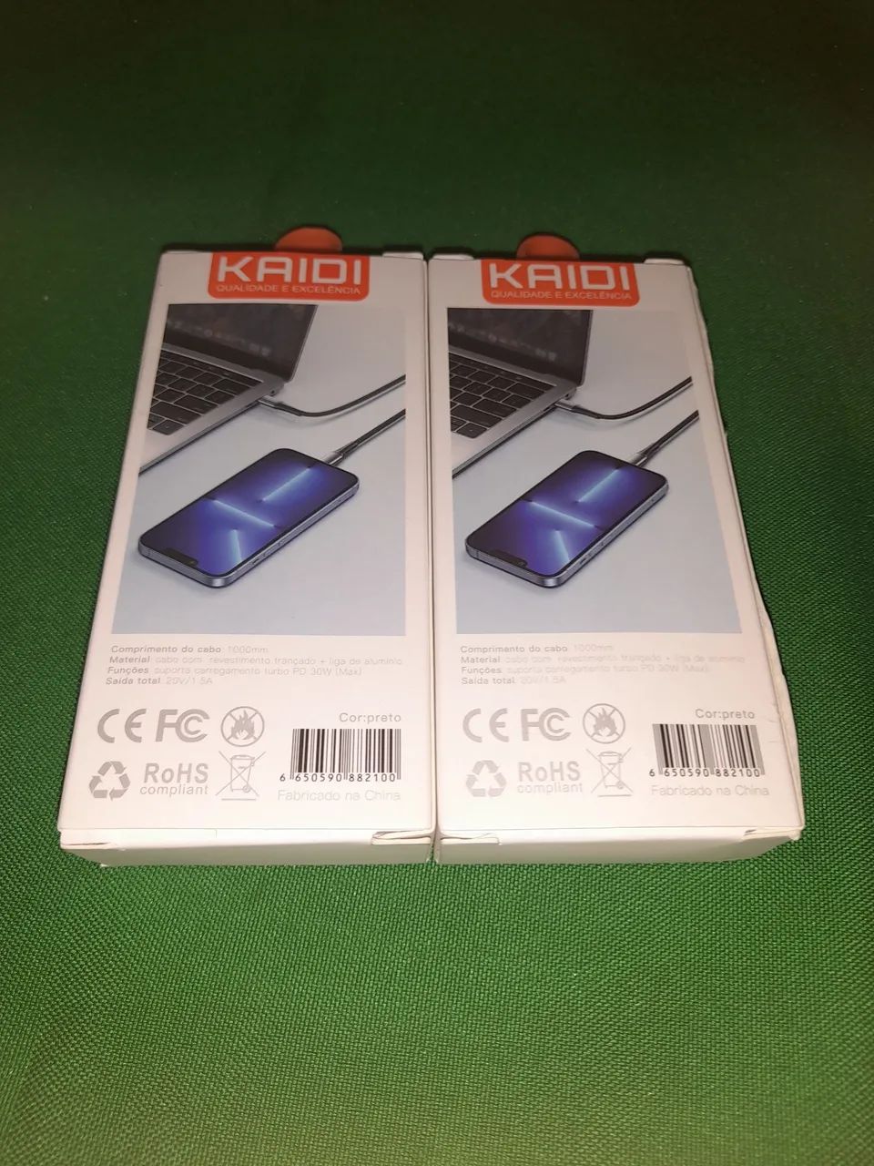 Cabo USB-C para Lightning 30W 1000mm Kaidi - Foto 5