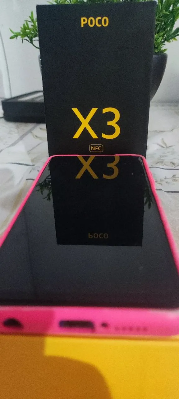 POCO X3 6gb 64de armazenamento NFC, com todos os acessórios