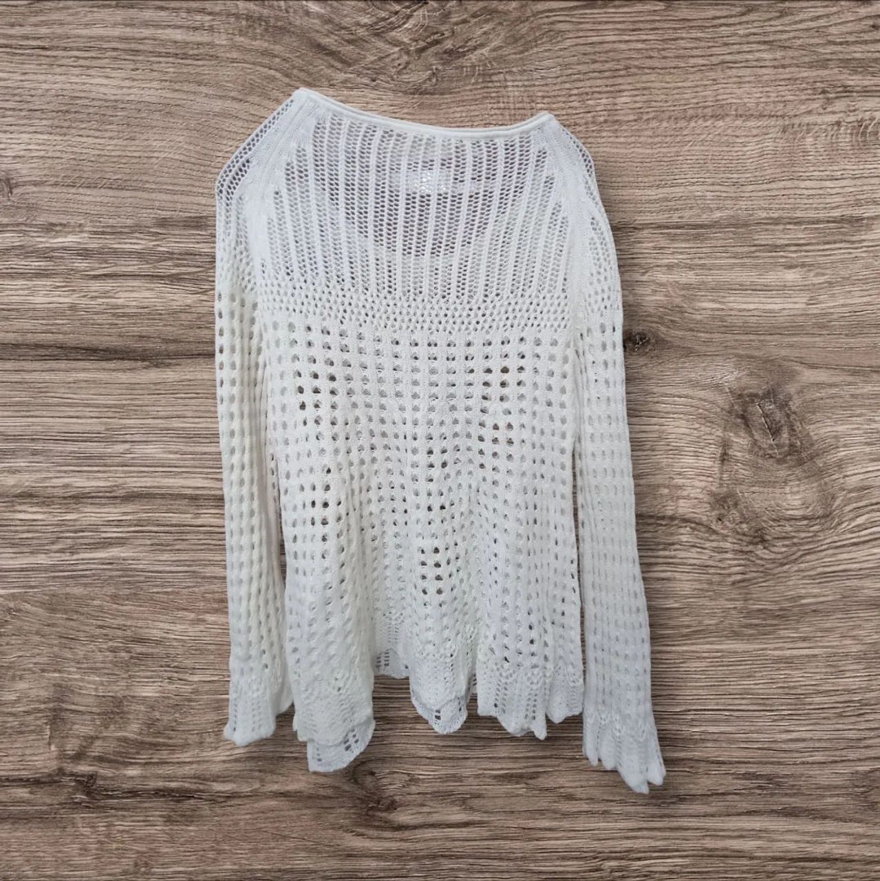 Blusa de croché off white  - Foto 2