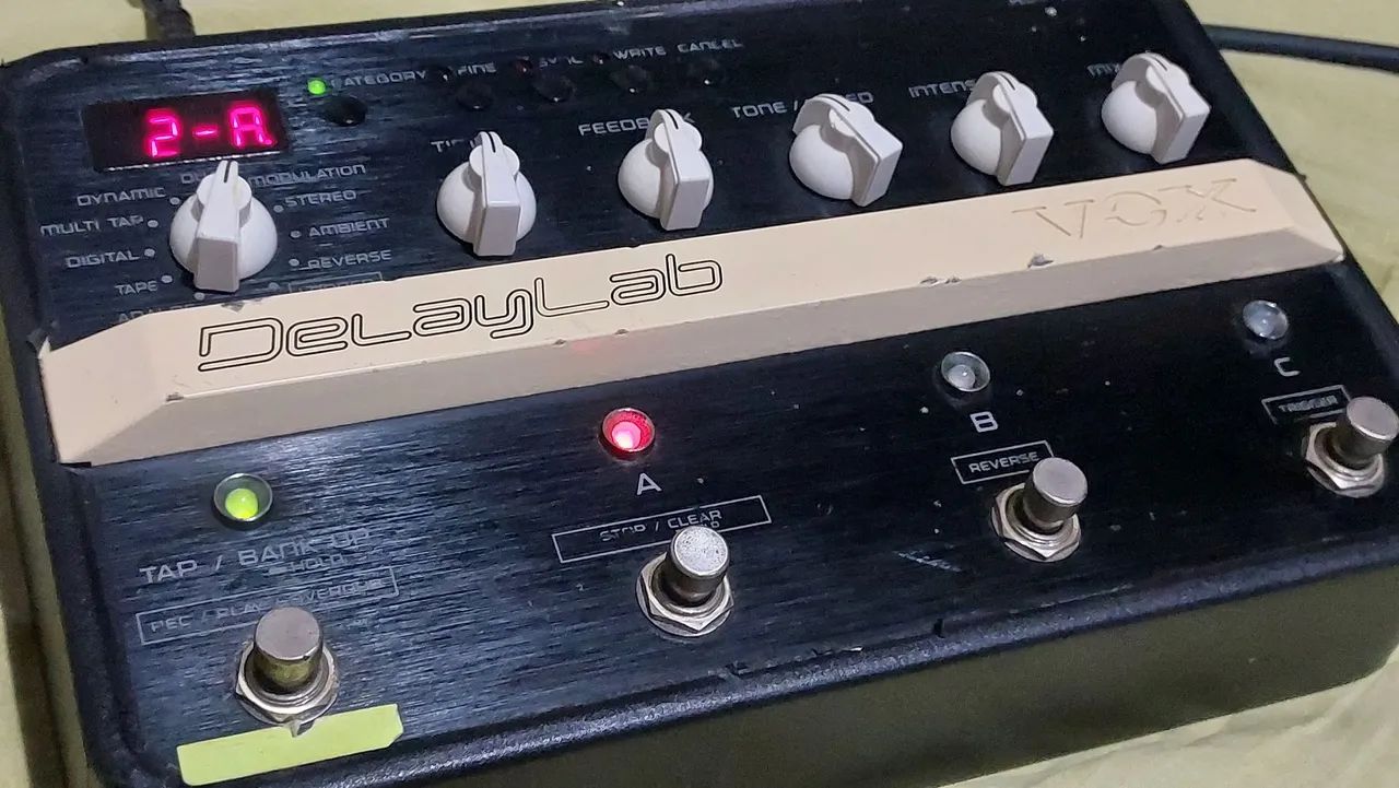 Pedal de delay Vox delaylab