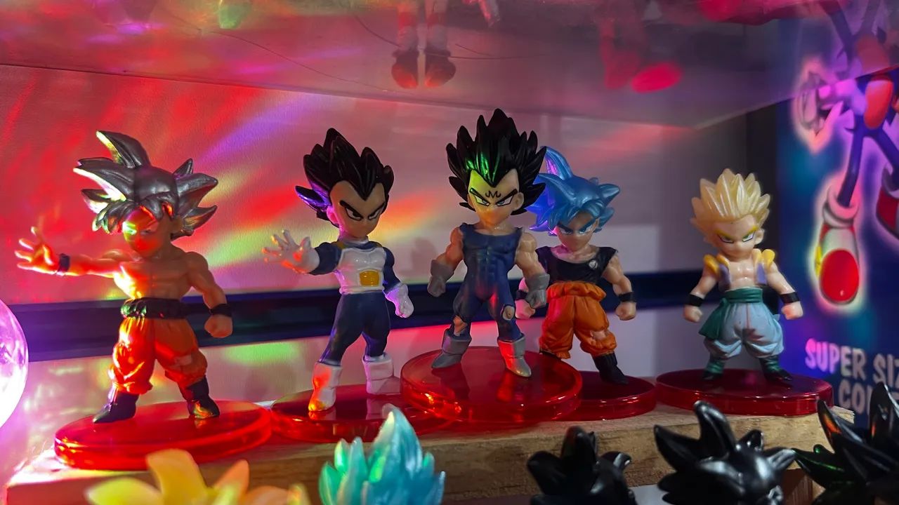 Mini action figure dragon ball valor unidade  - Foto 3