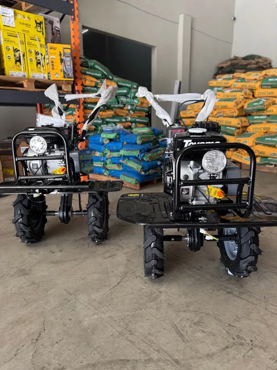 Motocultivador a Gasolina 7Hp 212cc C/ Pneus e Enxadas TT90 - Toyama (Novo)