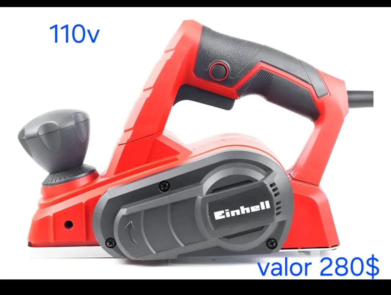 Plaina eletrica einhell 750w 110v profissional 