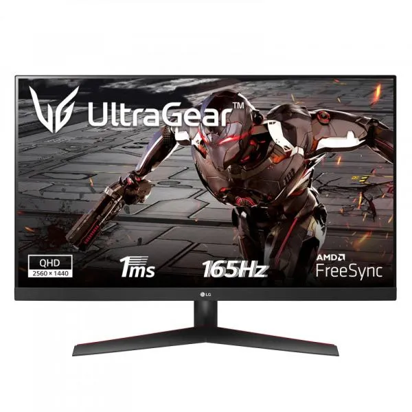 Monitor LG UltraGear 32 LED, 165 Hz, QHD, 1ms, 95% sRGB, FreeSync, NOVO, Lacrado