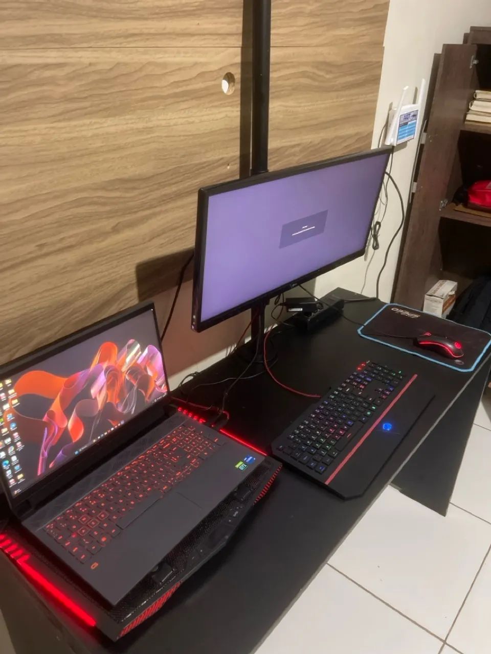 Notebook Gamer + monitor LG ultrawide - Foto 2