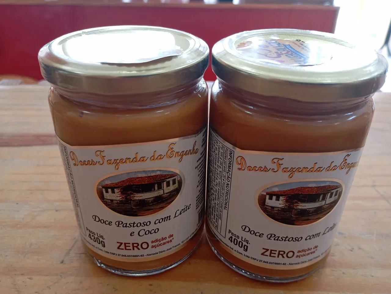 Diet doces pastoso com Leite e Coco - Zero Adição de Açúcar
