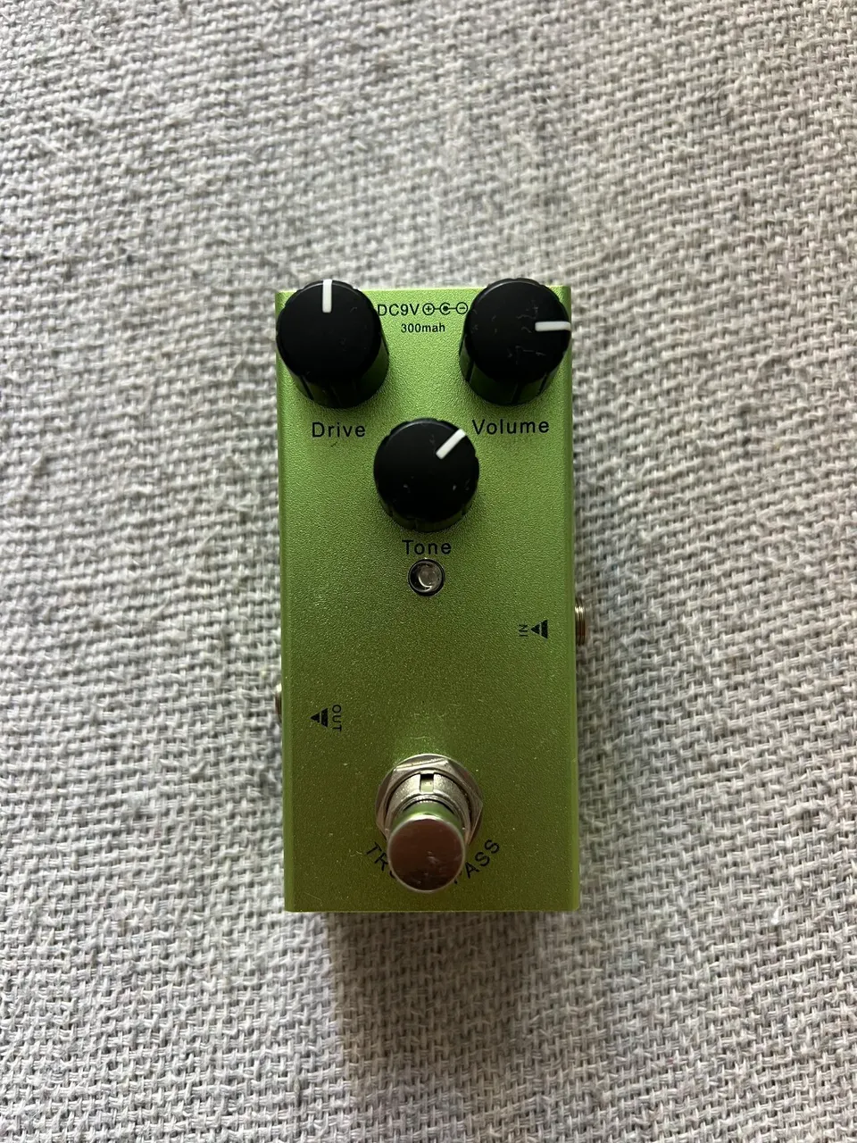 Pedal de Efeito Overdrive/Distortion Guitarra - Verde