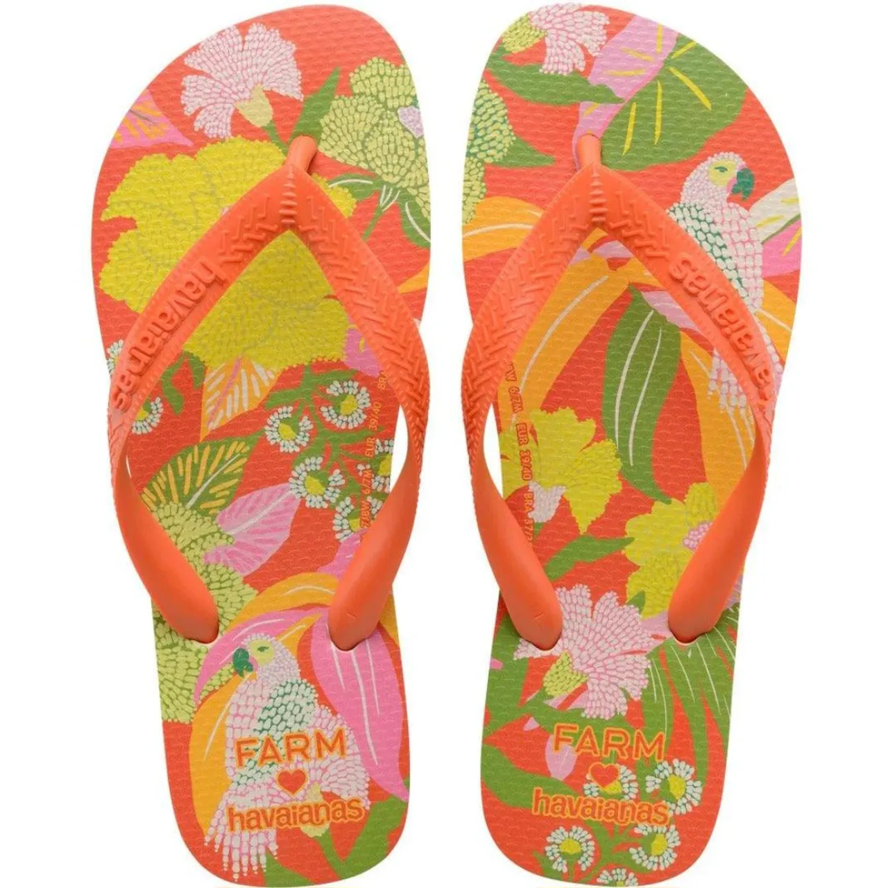 Farm - Chinelo Havaianas Farm Neon Fluor
