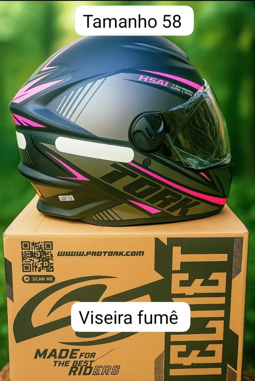 Capacete Pro Tork na promoção