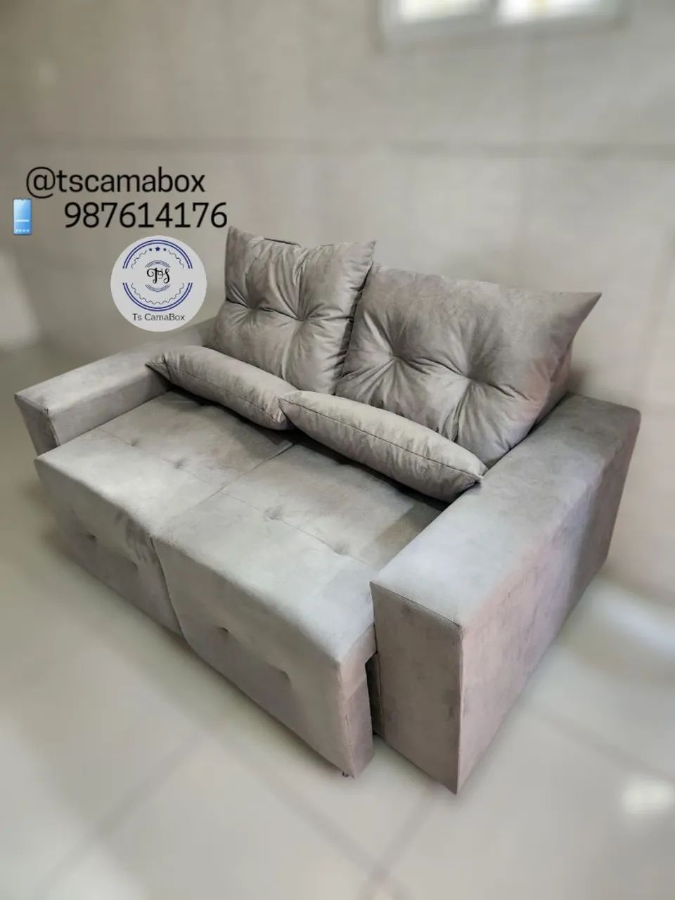 Sofá 2 Lugares Confortável e Moderno