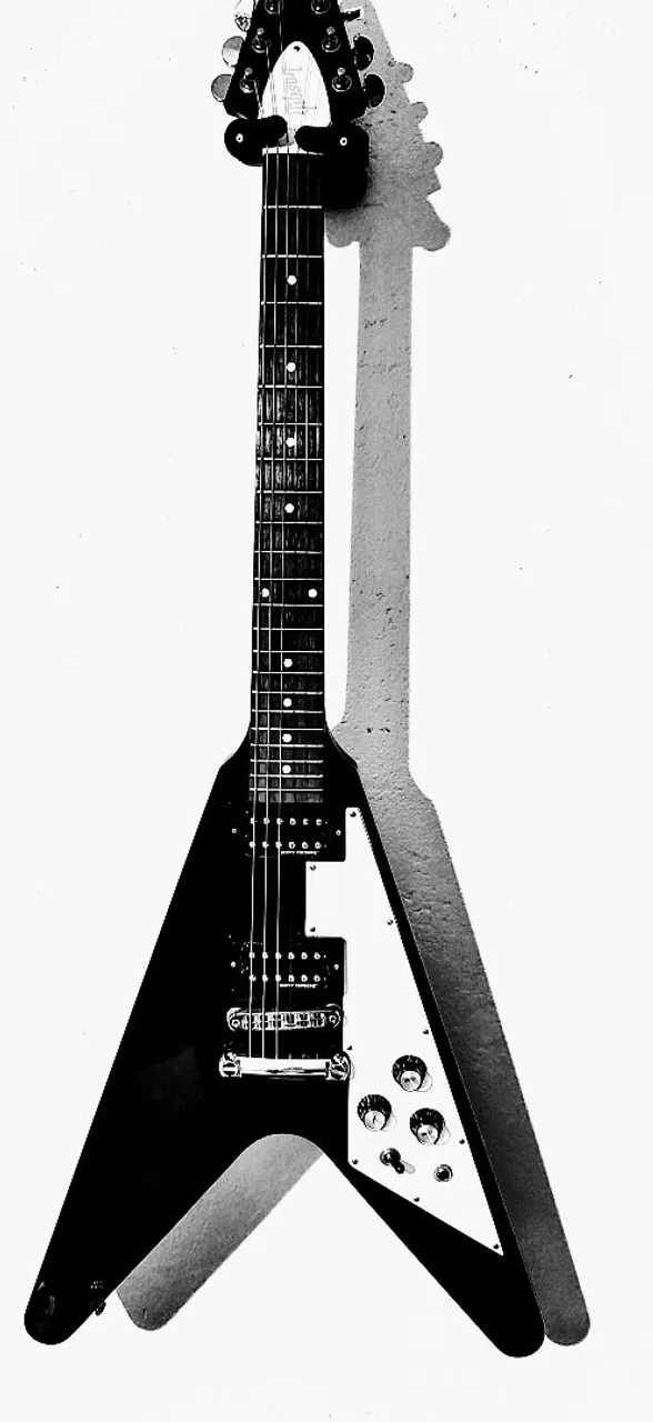 Guitarra Gibson Flying V Gothic Edition - Instrumentos musicais