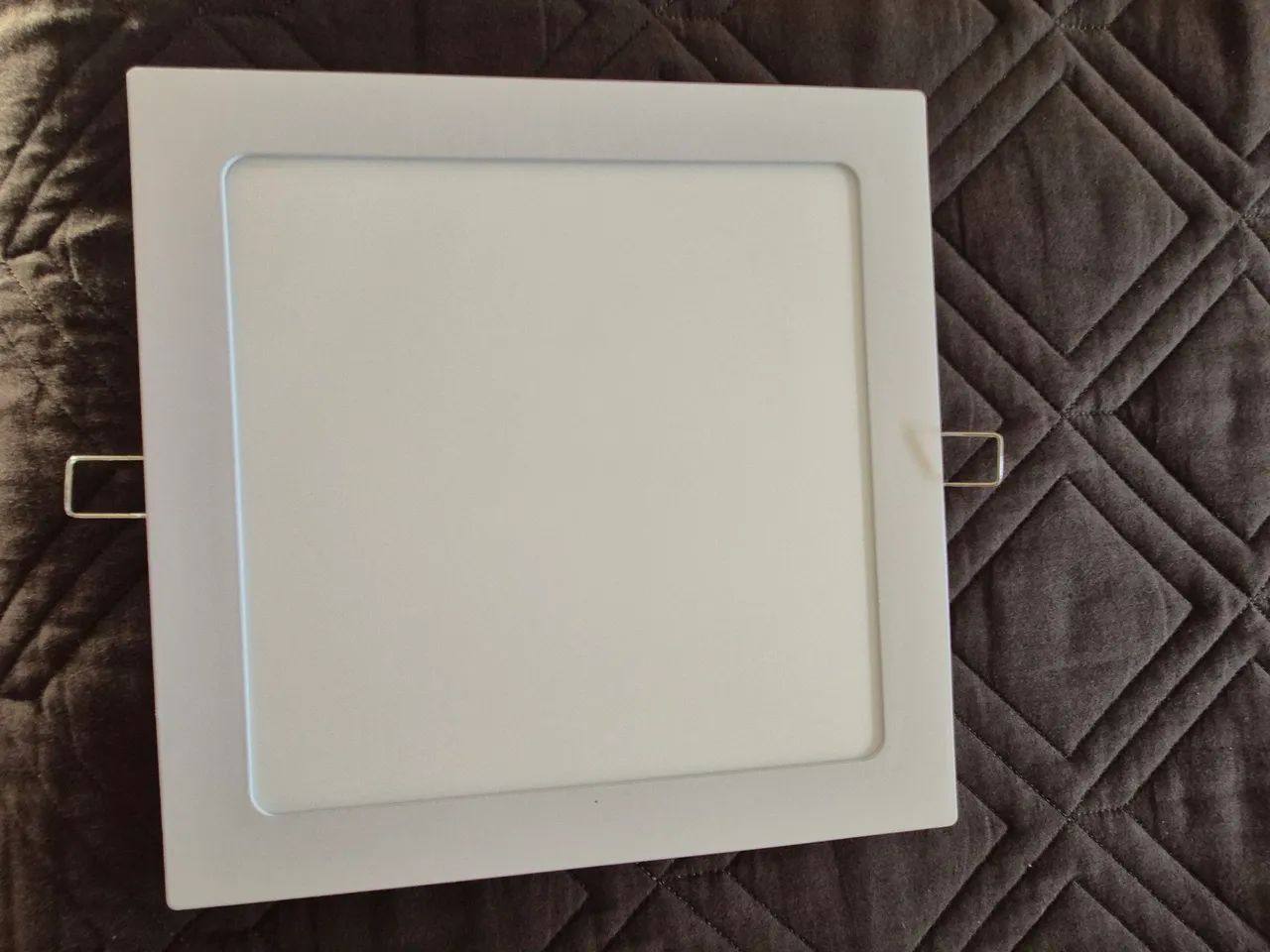 Painel LED Embutir Quadrado 18W 3000K - Foto 3