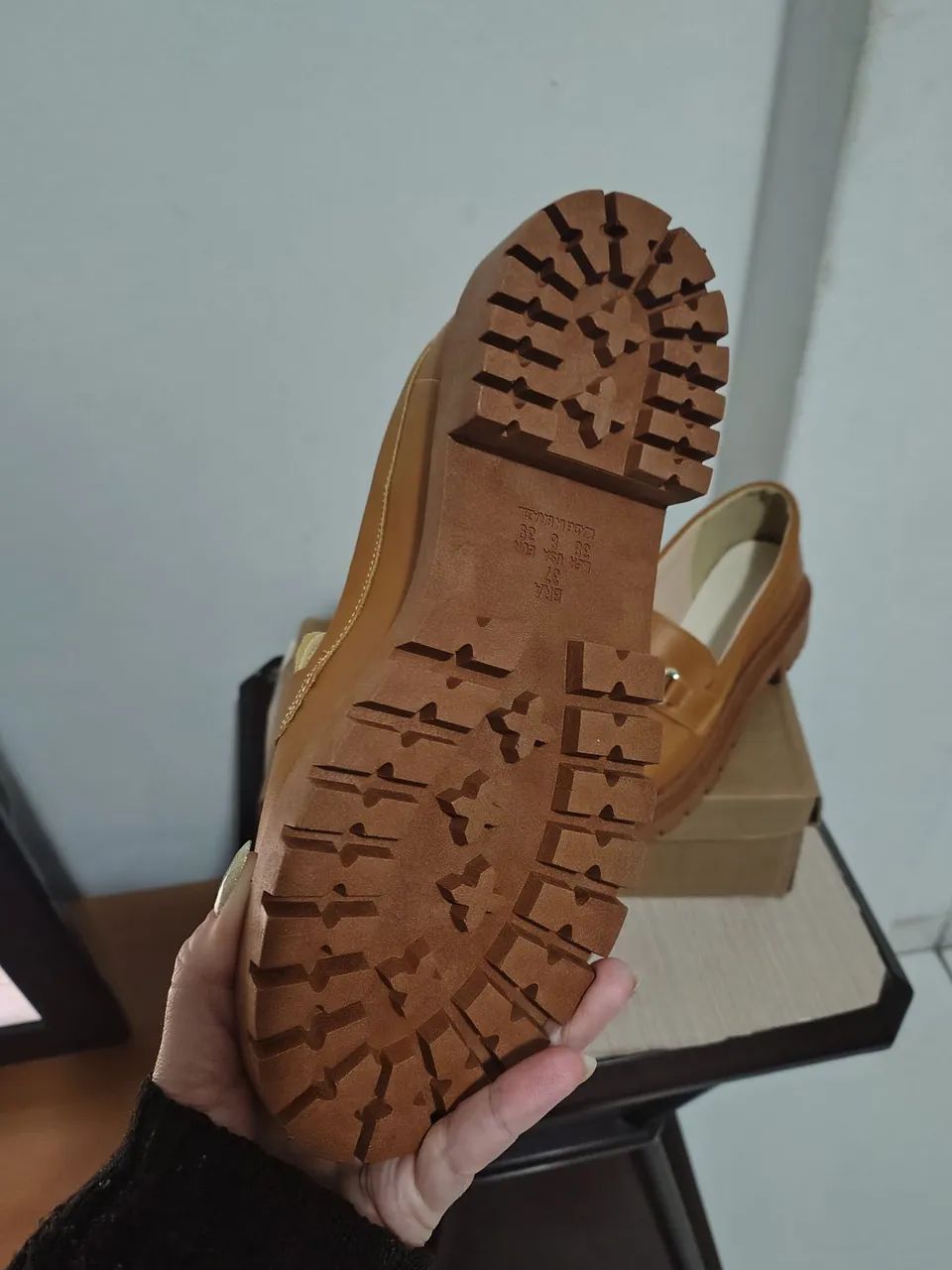 Sapato Mocassim Marrom feminino  - Foto 3