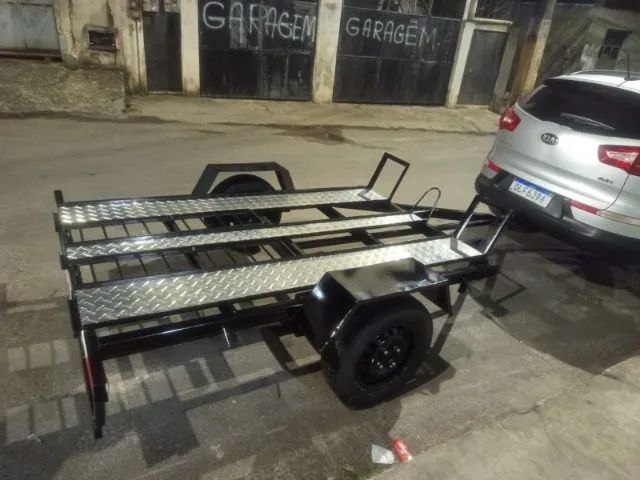 Fabricamos Carretinha Para 3 Motos Ou 1 Quadriciclo Modelo Simples Com Nota Fiscal! - Foto 6