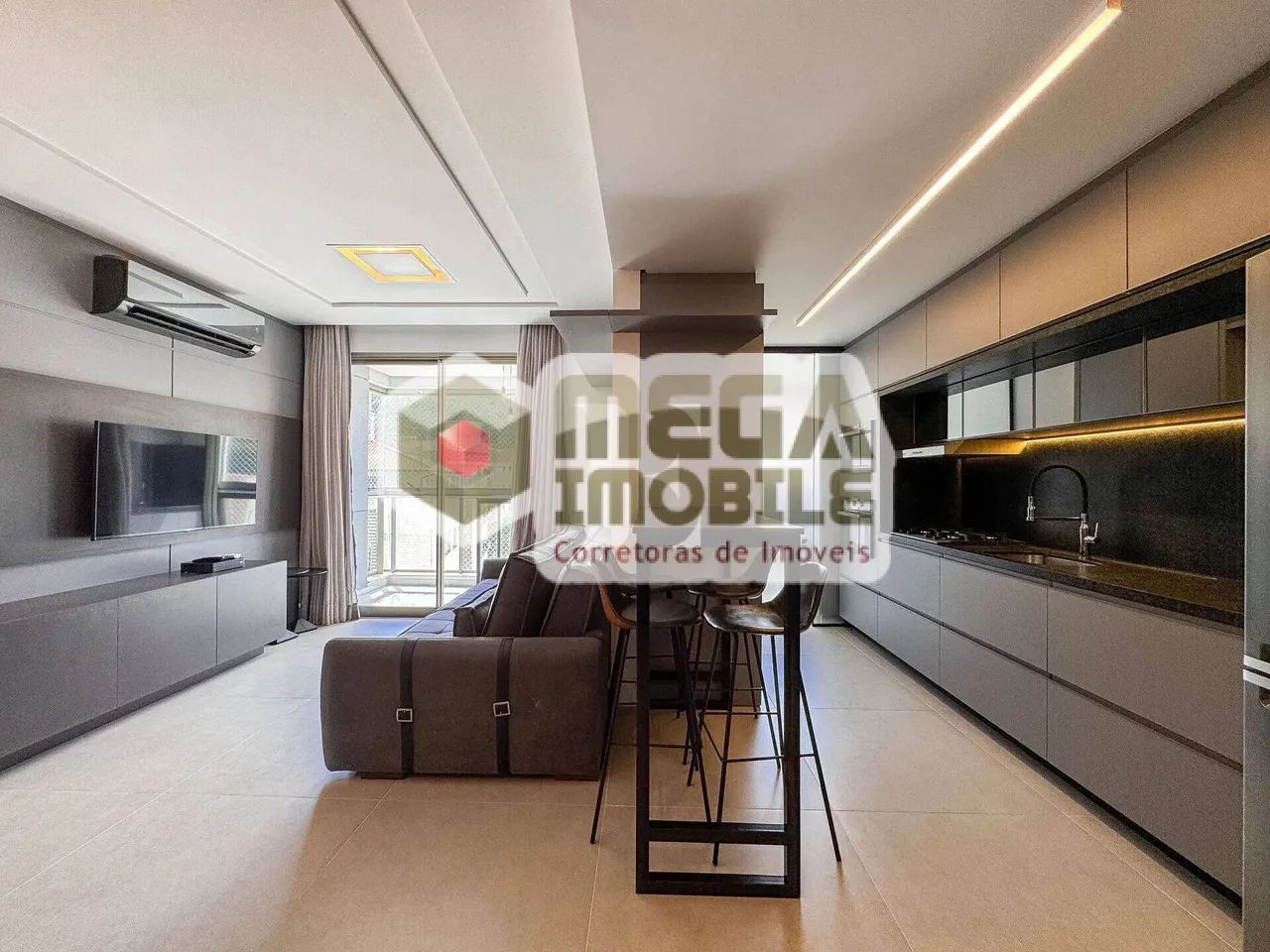 Apartamento no D GARDEN com vista livre,mobiliado, Corrego Grande, 2 dorm - Foto 5