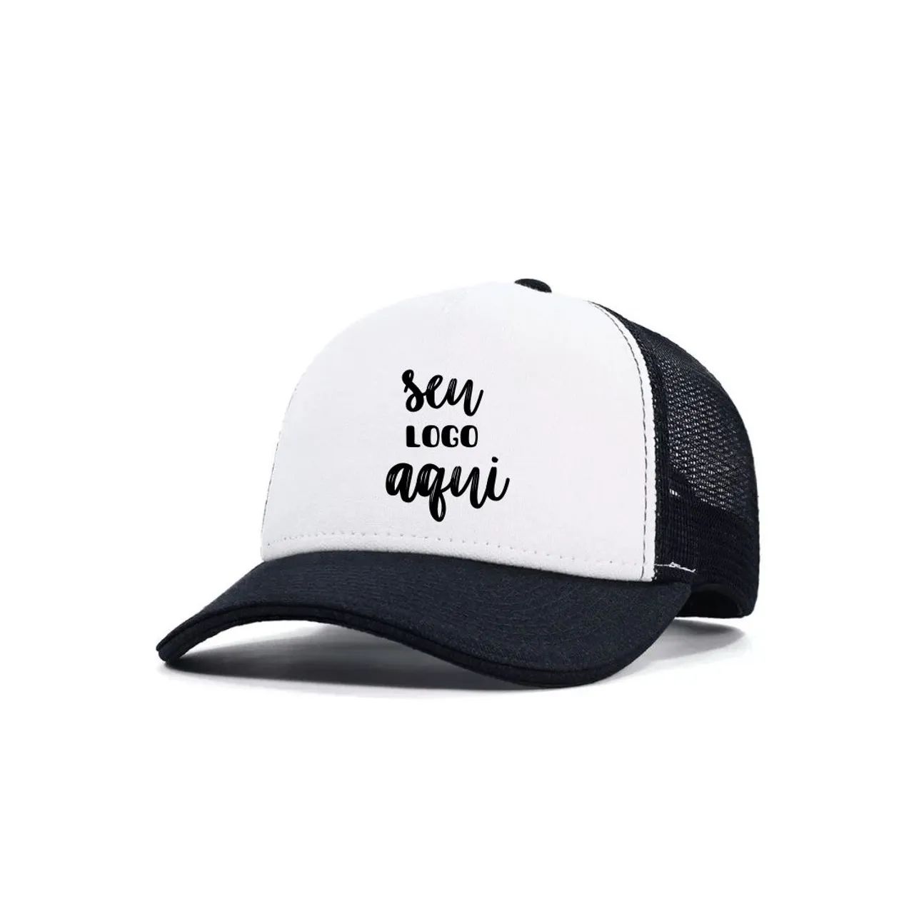 Boné Trucker Personalizado - Seu Logo Aqui ideal para Empresas e Eventos