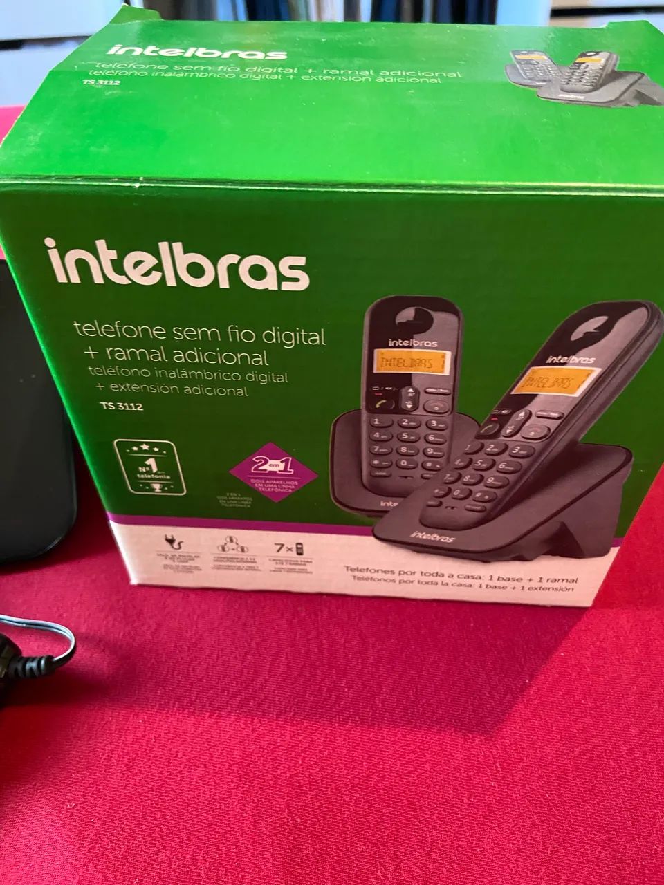 Telefone sem fio digital + ramal Intelbras ts3112 - Foto 2