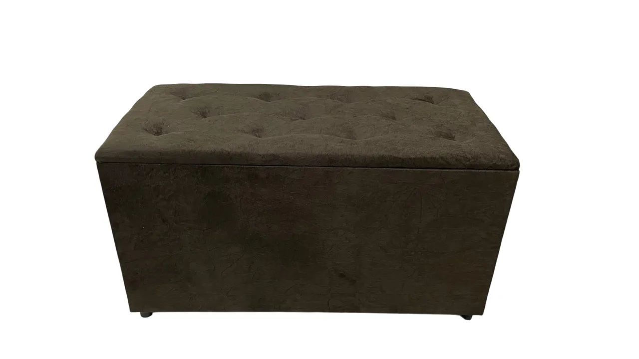 Puff Baú Marrom - Foto 3