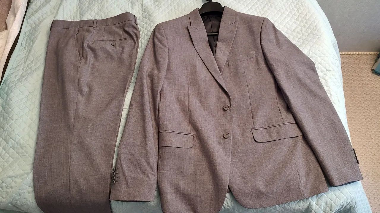 Terno Masculino Cinza Aramis - Novo 