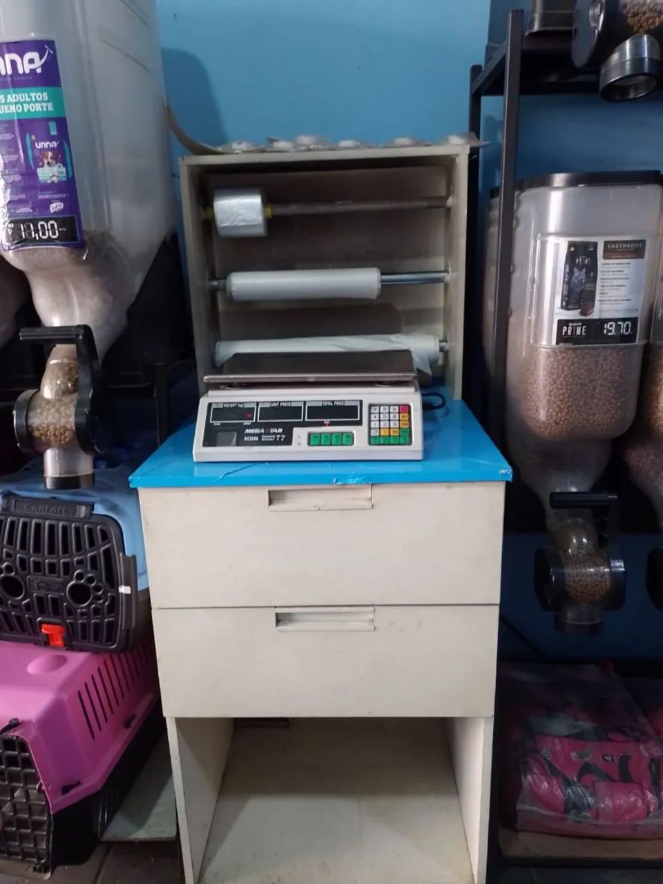 Dispenser de Ração e Sementes para caes gato e passaros Pássaros - Foto 6