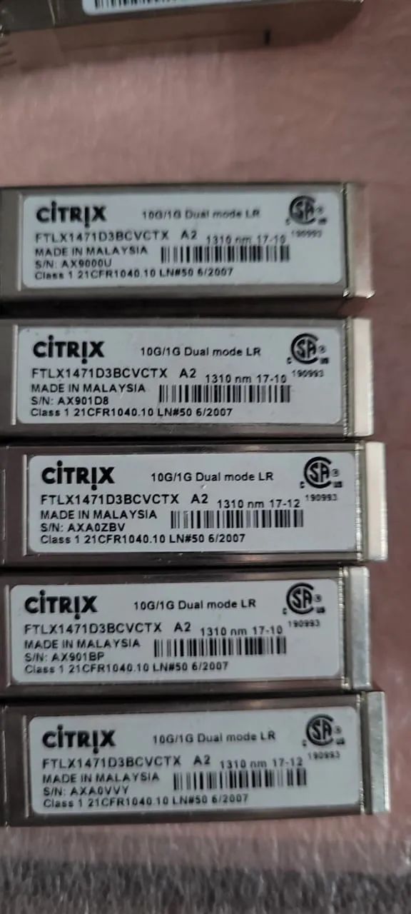  lote 86 Módulo transceptor GBIC SFP vários modelos DELL, CISCO e outros - Foto 4