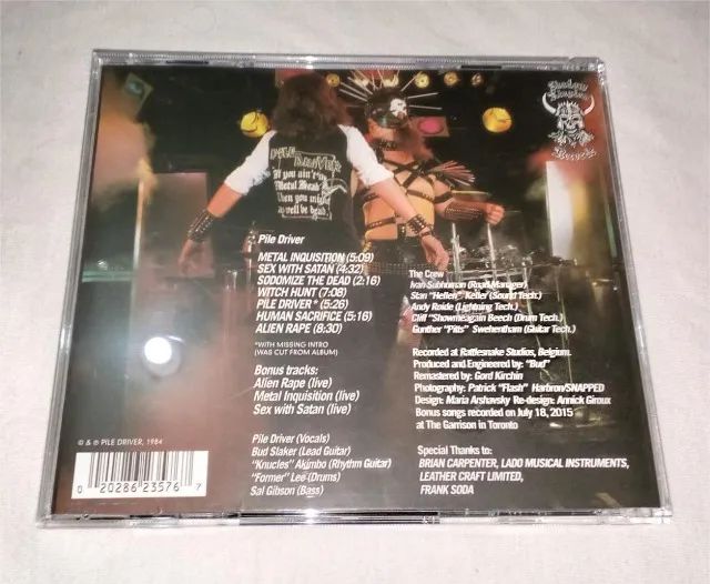Piledriver - Metal Inquisition - Cd Importado EUA - Foto 2