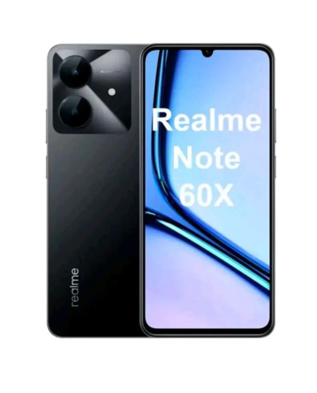 Telefone Realme Note 60x 64Gigas + 3 Ram (Lacrado) Preto Dual Sim