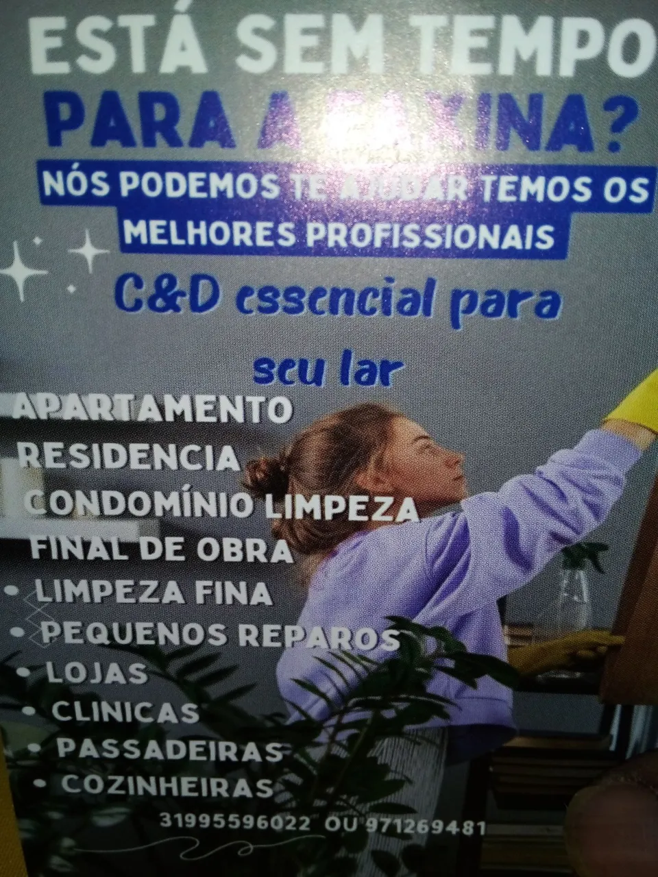 Vagas para diaristas