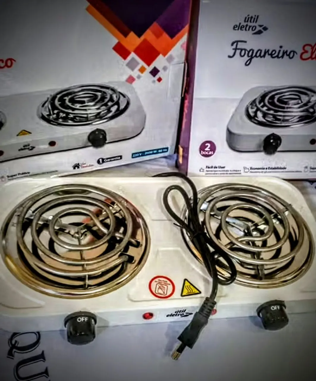 Fogareiro Elétrico 2 Bocas 220V