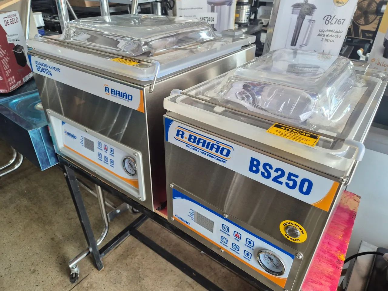 Seladora a Vácuo R Baião BD410s e BS250