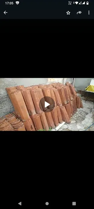 vendo 600 telhas canal em ótimo estado